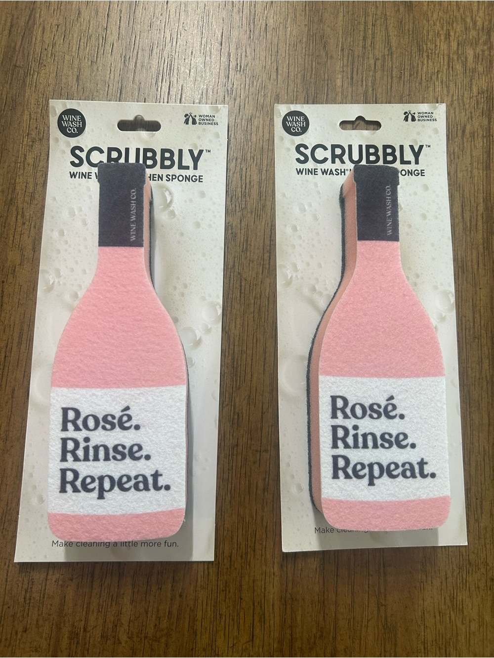 Rosé. Rinse. Repeat. 🍷 🧽 kitchen sponges 🆕